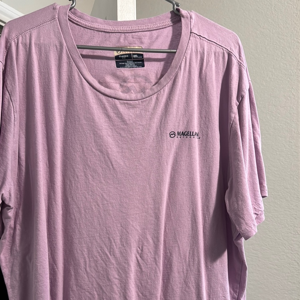 Magellan Outdoors Purple Short Sleeve Tee